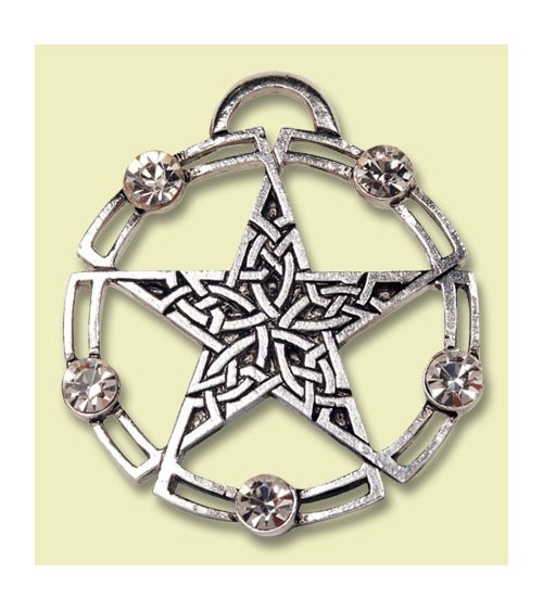 Tetragrammaton Pentagramme Occulte Pendentif Talisman Pentacle Collier